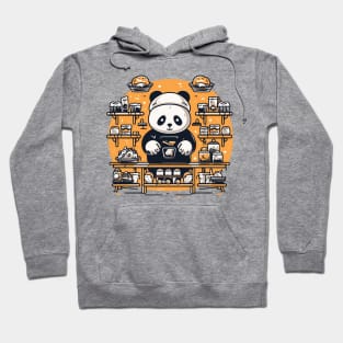 Panda Food Passion: Restaurant Ramen Panda Feast Mode: Culinary Cuteness Hoodie